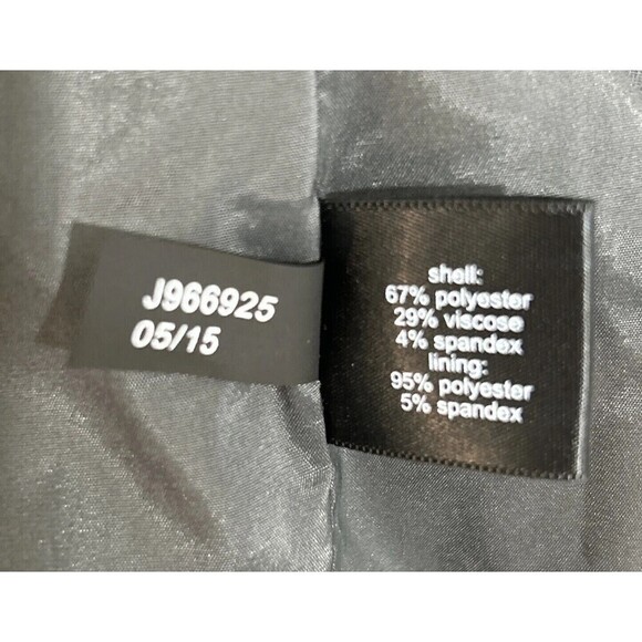 The Limited Black Collection Dark Gray Collared Blazer/Jacket Size 14 - Picture 9 of 12